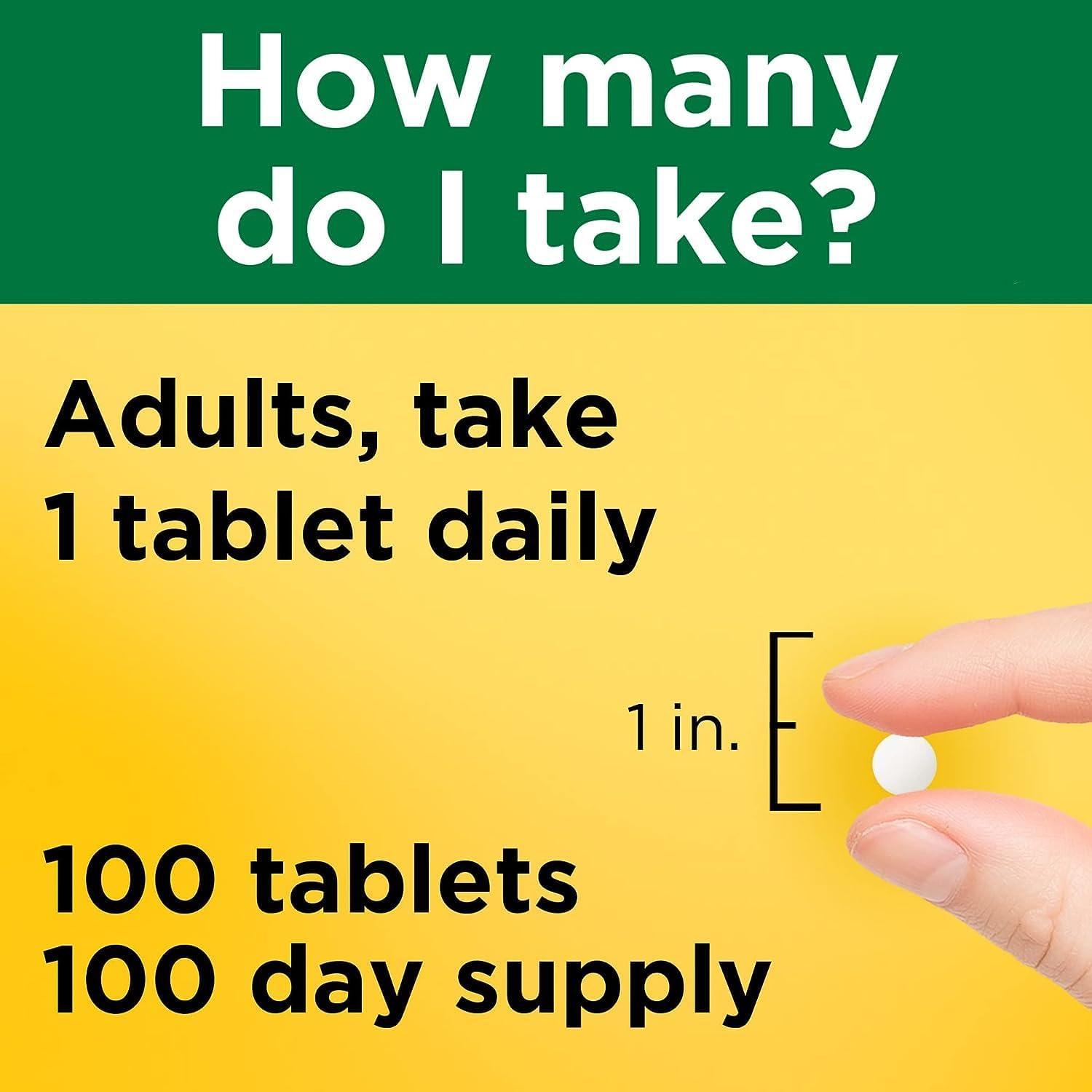 imageNature Made Magnesium Oxide 250 mg Magnesium Supplements for Men and Women Support for Muscle Heart Bone and Nerve Health 100 Tablets 100 Day Supply100 Count Pack of 2