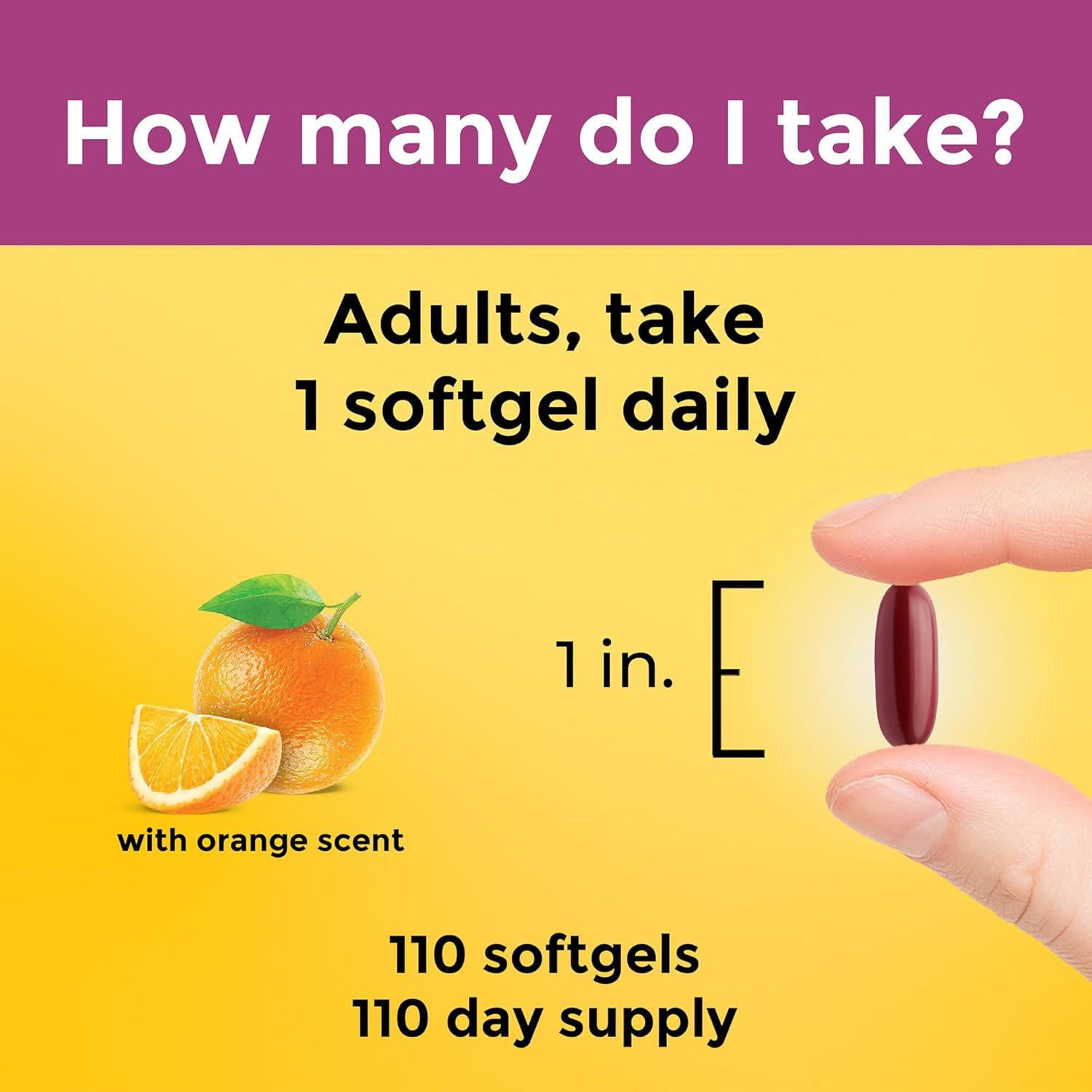 imageNature Made Prenatal with Folic Acid DHA Prenatal Vitamin and Mineral Supplement for Daily Nutritional Support 110 Softgels 110 Day Supply