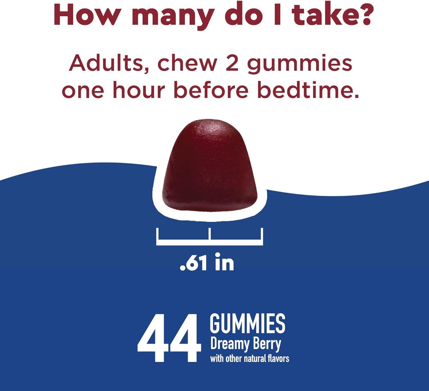 imageNature Made Wellblends Sleep and Recover Sleep Aid with Melatonin 3mg to Support Restful Sleep plus L theanine 200mg and Magnesium Citrate 44 Gummies