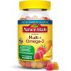 imageNature Made Multivitamin  Omega3 Multivitamin Gummies for Women and Men Daily Nutritional Support 140 Adult Gummy Vitamins amp Minerals 70 Day SupplyStrawberry  Orange  Lemon