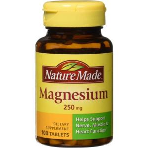 Nature Made Magnesium Oxide 250 mg, Magnesium Supplements for Men and Women, Support for Muscle, Heart, Bone and Nerve Health, 200 Tablets, 200 Day Supply(100 Count (Pack of 3))