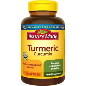 Nature Made Turmeric Curcumin 500 mg, Herbal Supplement for Antioxidant Support, 60 Capsules, 60 Day Supply(120 Count (Pack of 1))