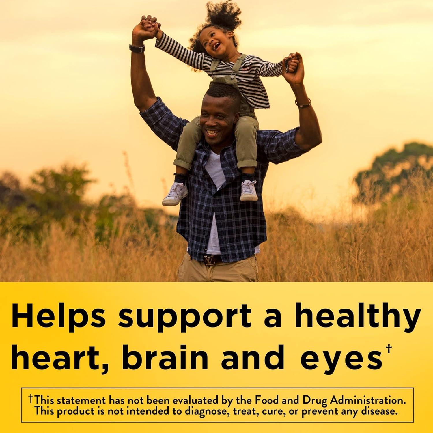 imageNature Made Fish Oil Omega 3 Supplements Omega 3 Fish Oil as Ethyl Esters 1200 mg Softgels EPA DHA Supplement for Healthy Heart Brain Eye Support One Per Day 100 Softgels