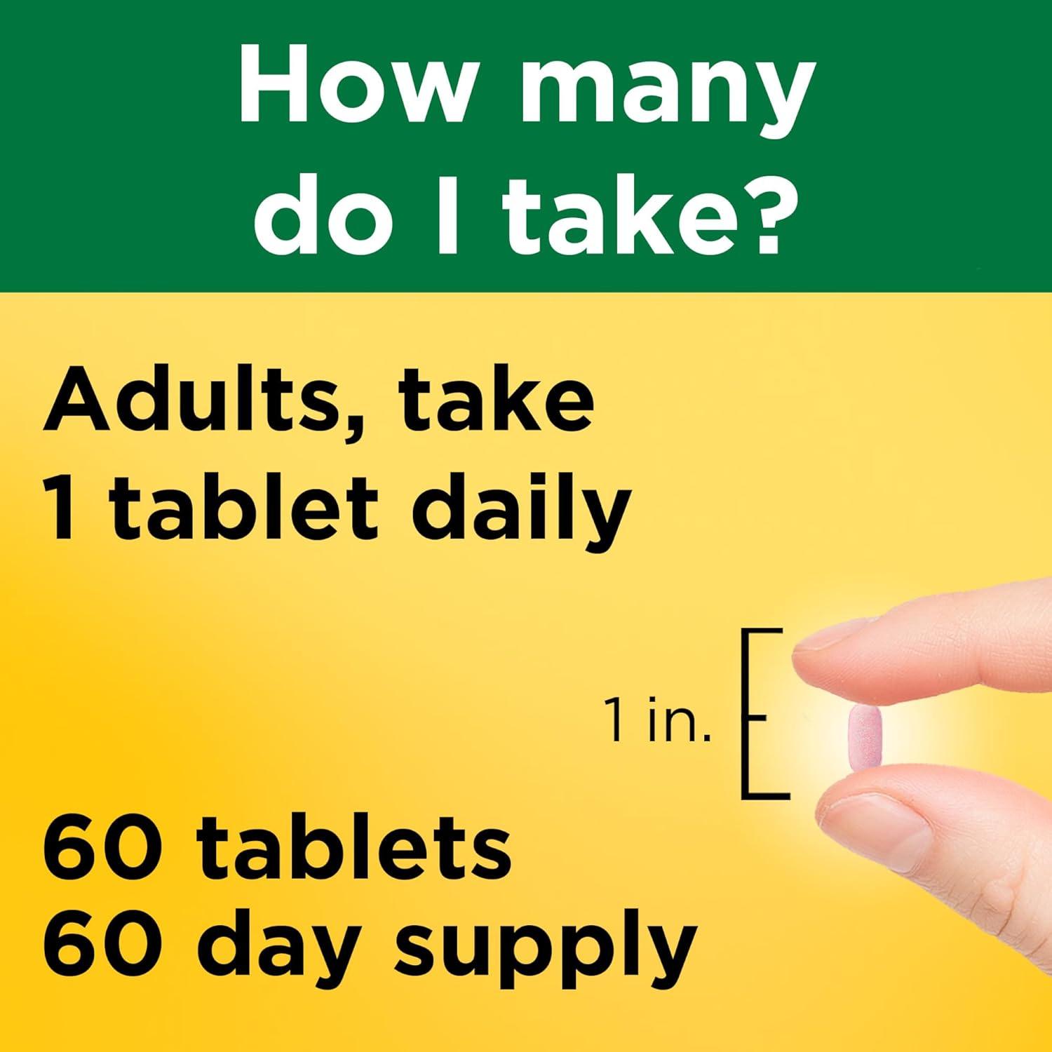 imageNature Made Extra Strength Vitamin B12 2500 mcg B12 Vitamins Dietary Supplement for Energy Metabolism Support 60 Tablets 60 Day Supply