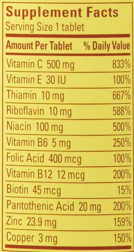 imageNature Made Stress B Complex with Vitamin C and Zinc B Complex Vitamins for Women and Men Immune Support 75 Tablets 75 Day SupplyUnflavored