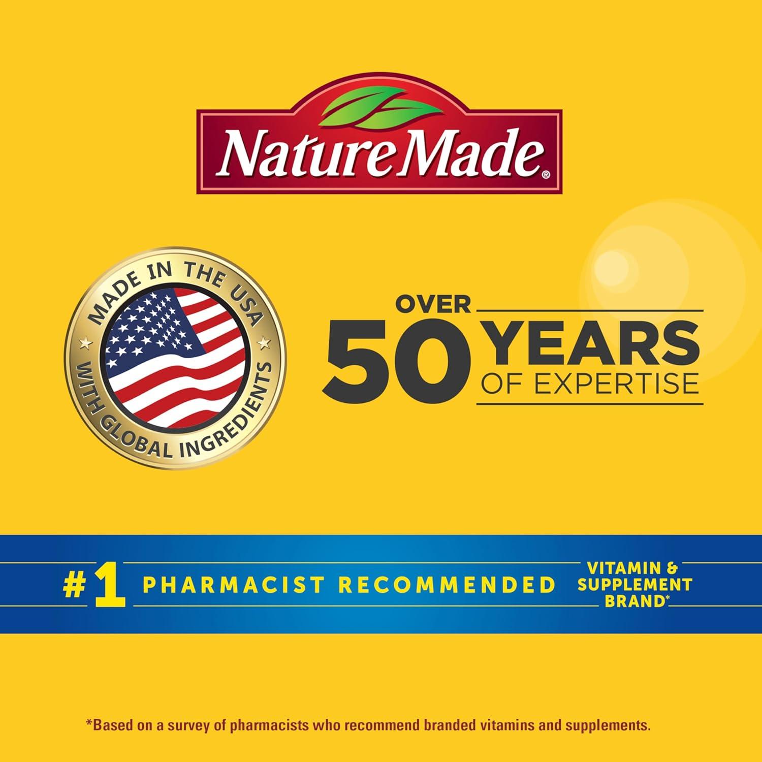 imageNature Made Advanced Hair Skin and Nails Gummies Biotin Pro Retinol A Niacinamide Vitamin C amp Vitamin E 80 Gummies 40 Day Supply