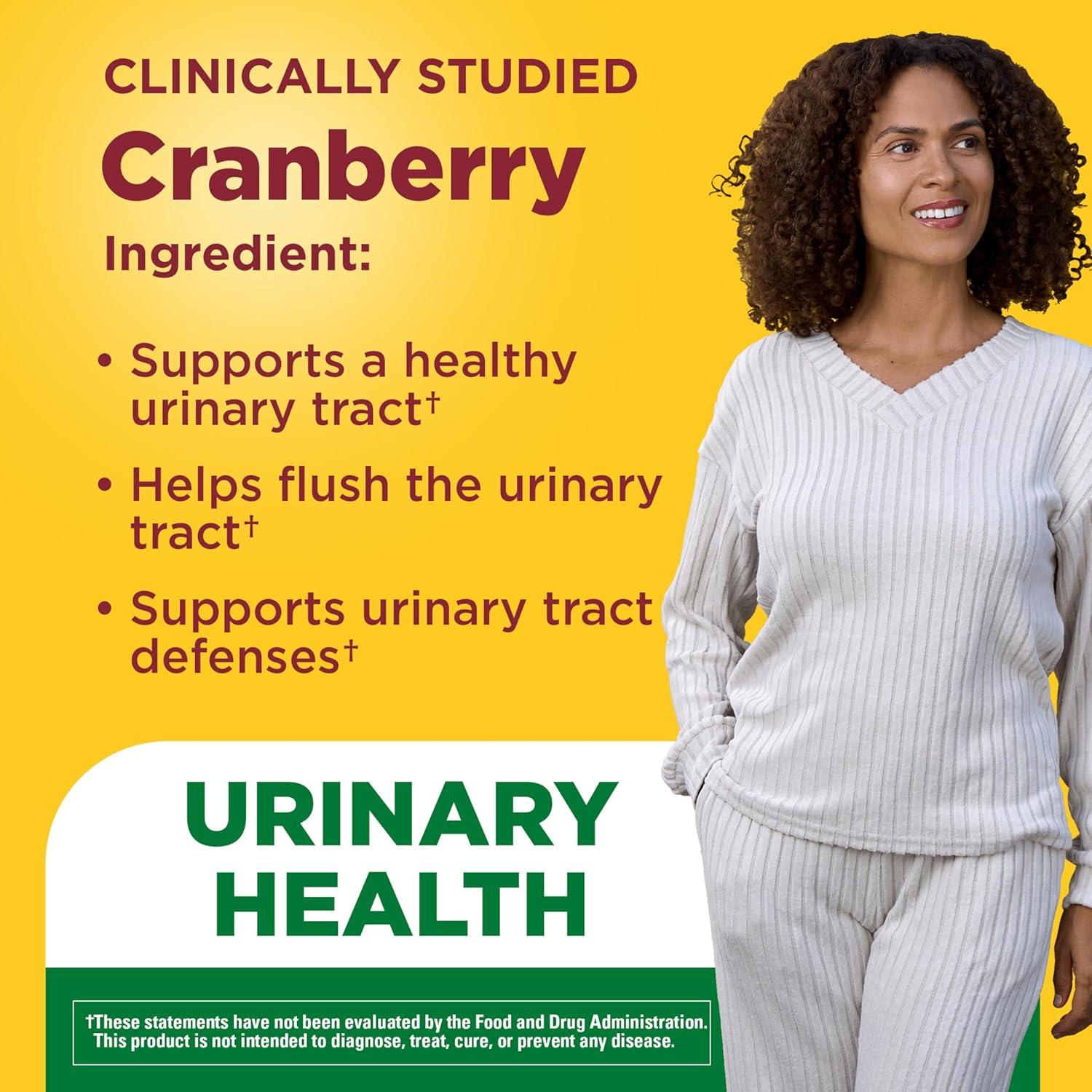 imageNature Made Cranberry with Vitamin C Gummies for Adults Urinary Tract Health for Women and Men Cranberry Supplement 50 Gummies 25 Day Supply