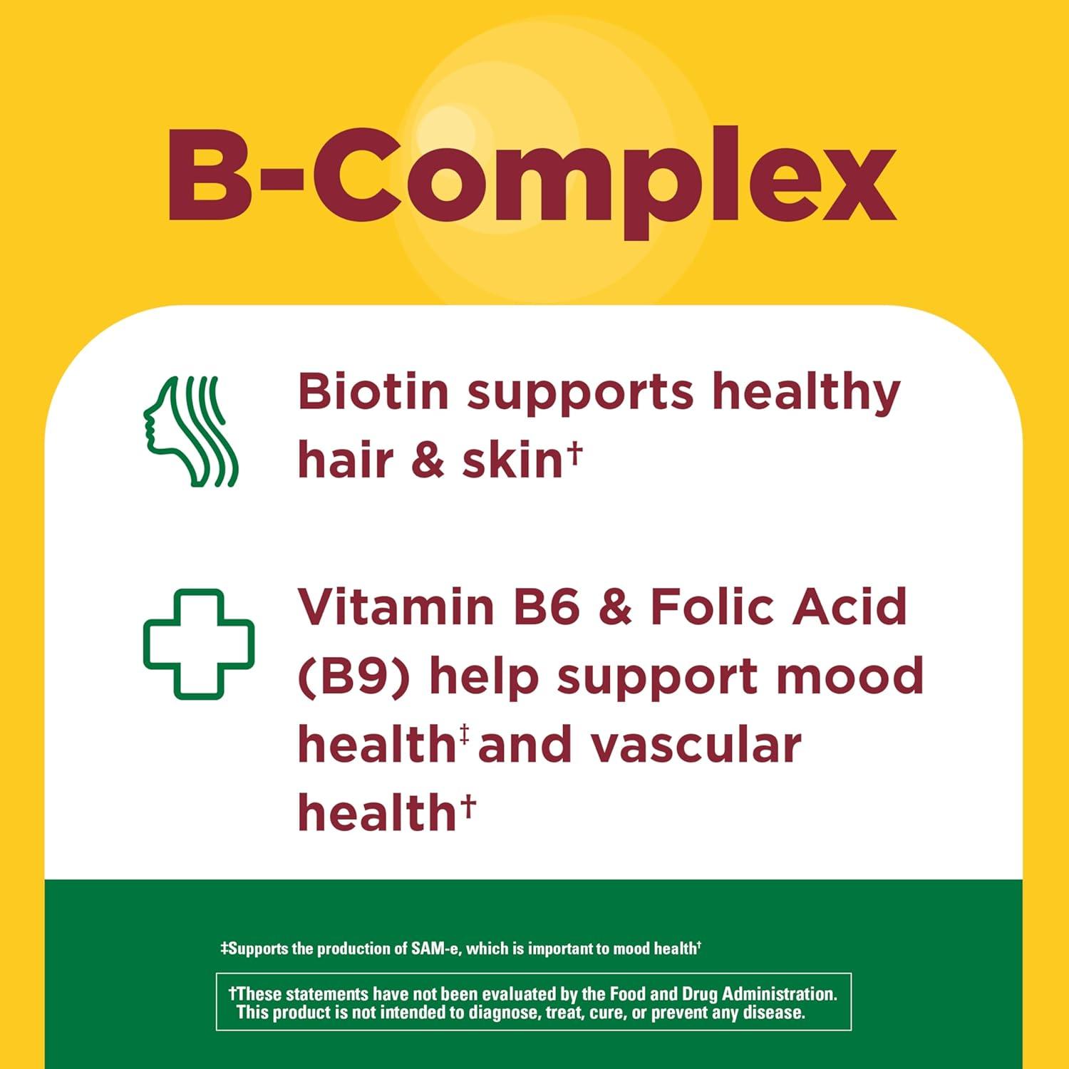 imageNature Made Vitamin B Complex Gummies 5 B Vitamins for Energy and Brain Support 60 Pectin Based Gummies 60 Day Supply
