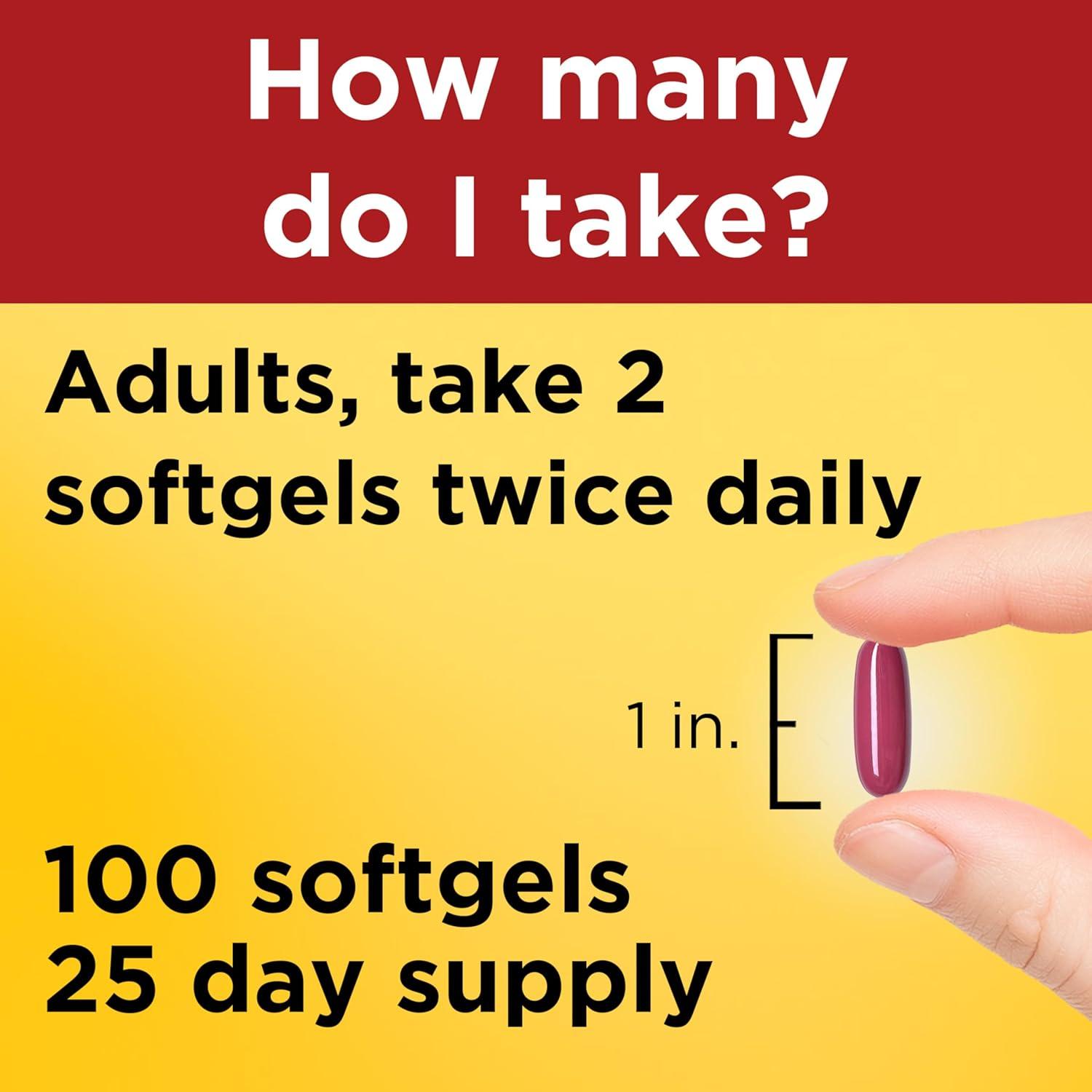 imageNature Made CholestOff Plus Dietary Supplement for Heart Health Support 100 Softgels 25 Day Supply