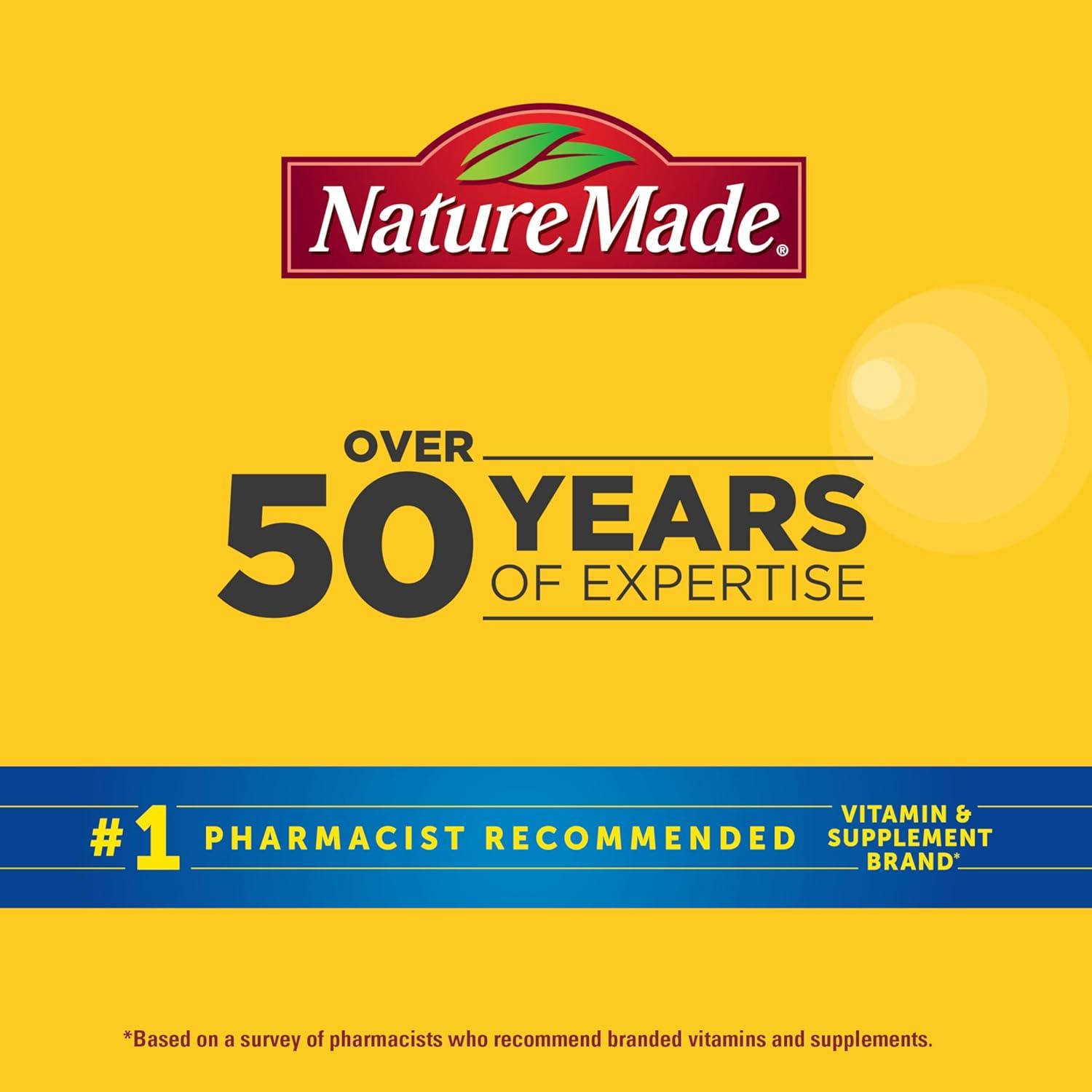 imageNature Made Extra Strength Dosage Magnesium Citrate Tablets High Absorption Magnesium Citrate 400mg Per Serving Bone and Muscle Support 60 Tablets 30 Day Supply