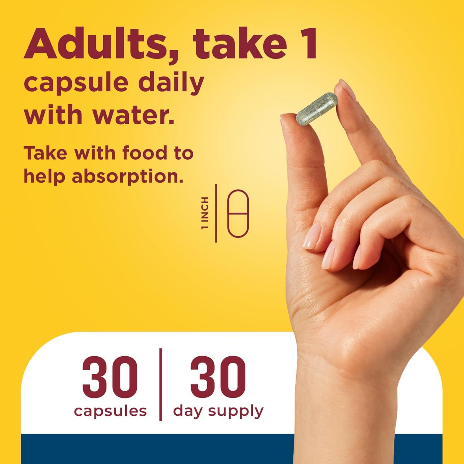 imageNature Made 3in1 Joint Comfort Capsules Chaste Tree Ginger amp Boswellia Joint Supplements for Men and Women 30 Capsules 30 Day Supply