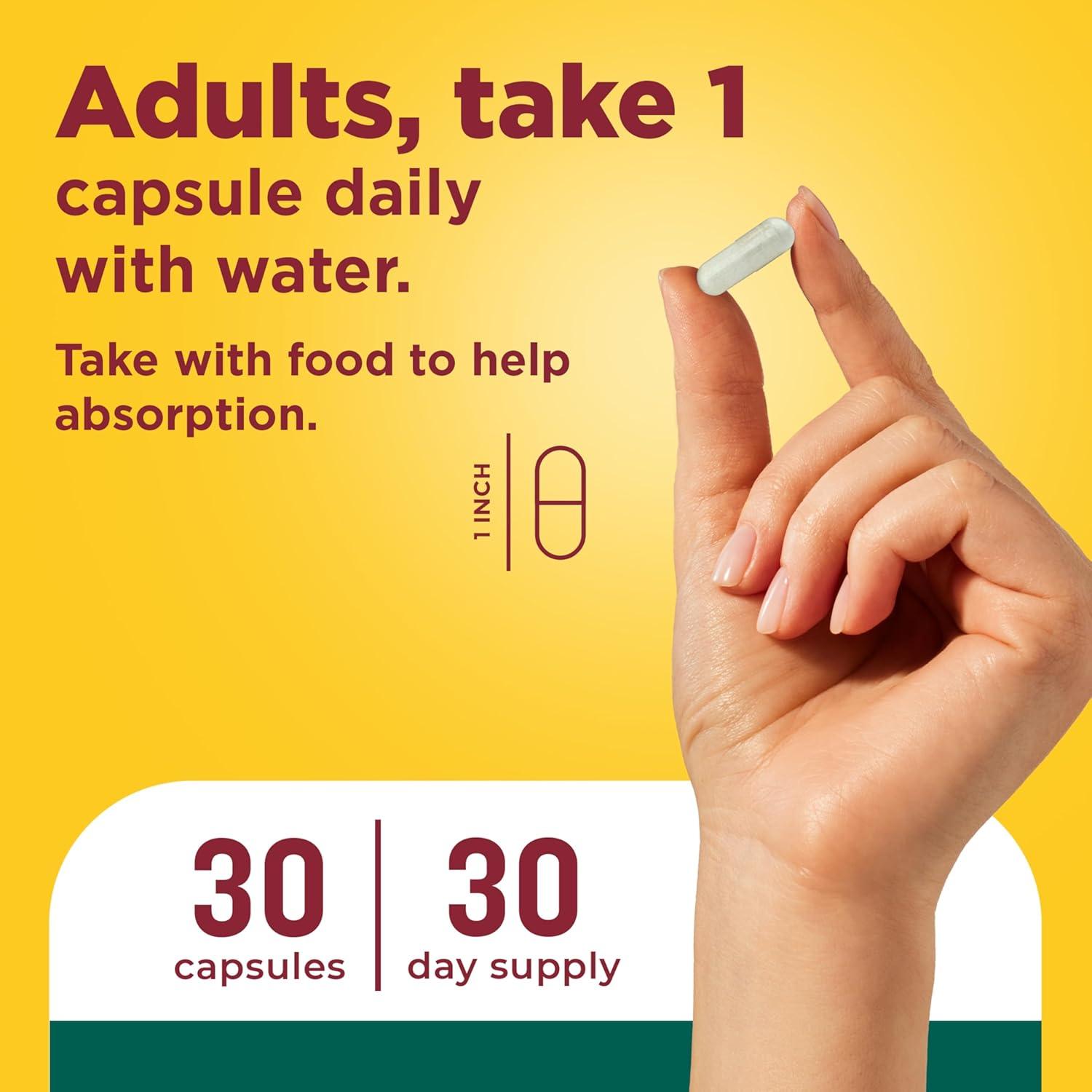 imageNature Made Focus Boost Capsules Green Tea Caffeine L Theanine B Vitamins Fast Acting Focus Supplement 30 Capsules 30 Day Supply