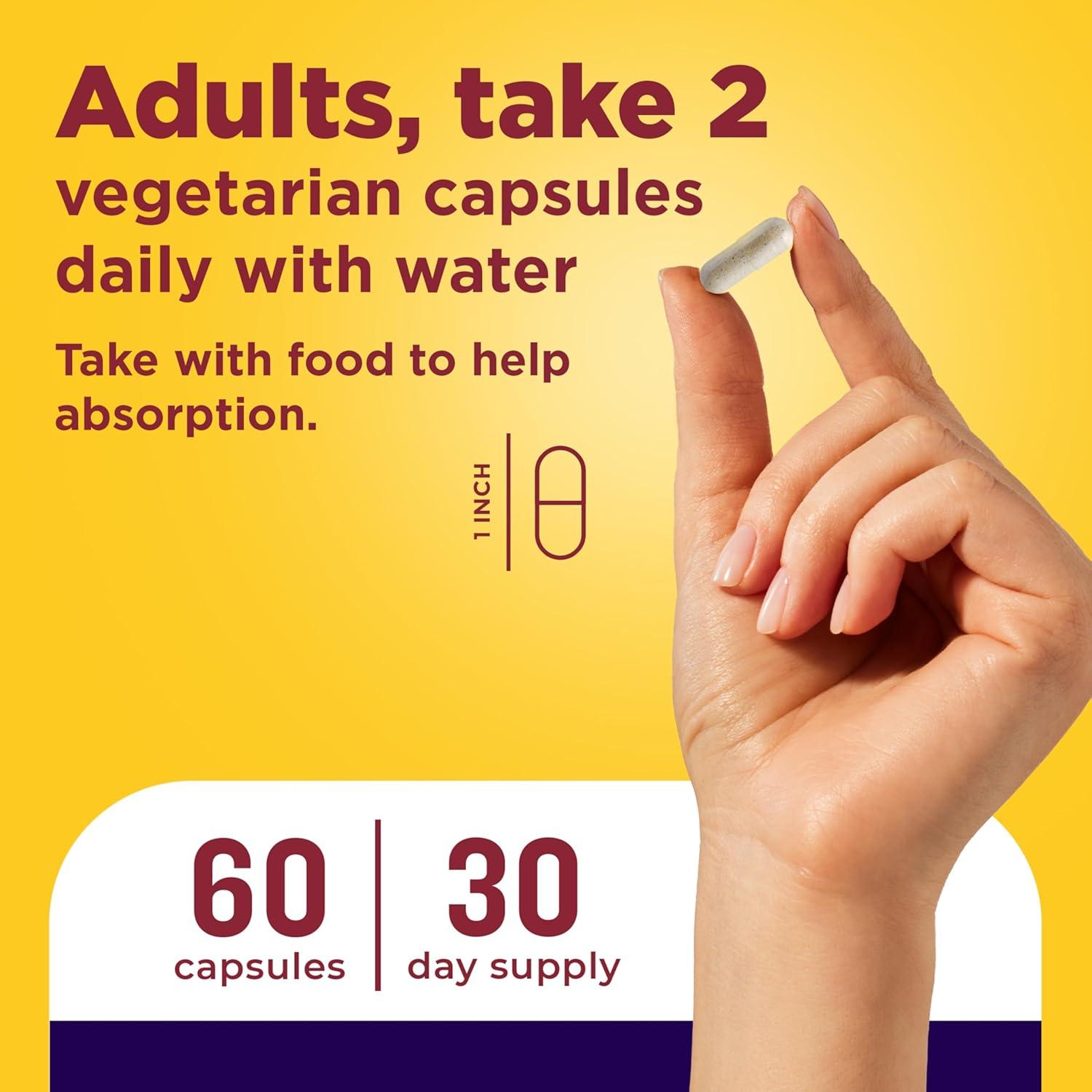 imageNature Made Magnesium Ashwagandha Capsules Stress Relief and Sleep Support Magnesium 300 mg and Ashwagandha Supplements 60 Capsules 30 Day Supply