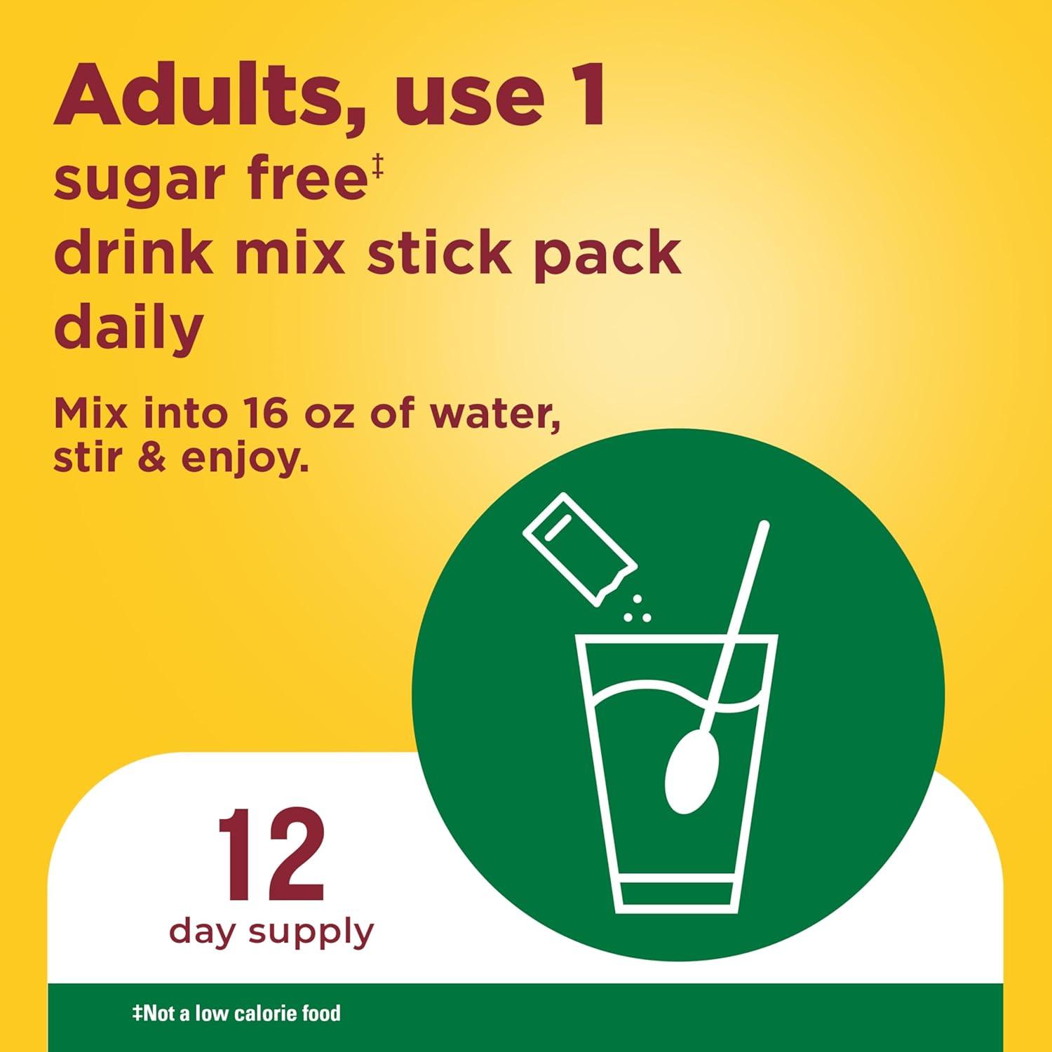 imageNature Made Zero Sugar EnergyWell Drink Mix Caffeine B Vitamins and Electrolytes Powder Energy amp Hydration Support 12 Sugar Free Drink Mix Packets 12 Day Supply